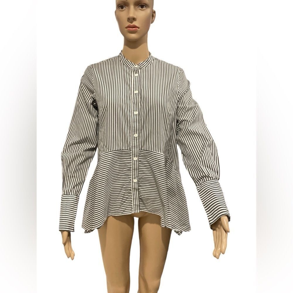FRENCH CONNECTION  Summer Stripe Mix Shirt size M (8)